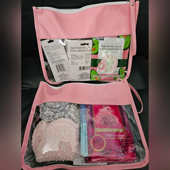 Stylish Assorted Color Cosmetic Bags with Accessories Available - Picture 3 of 11